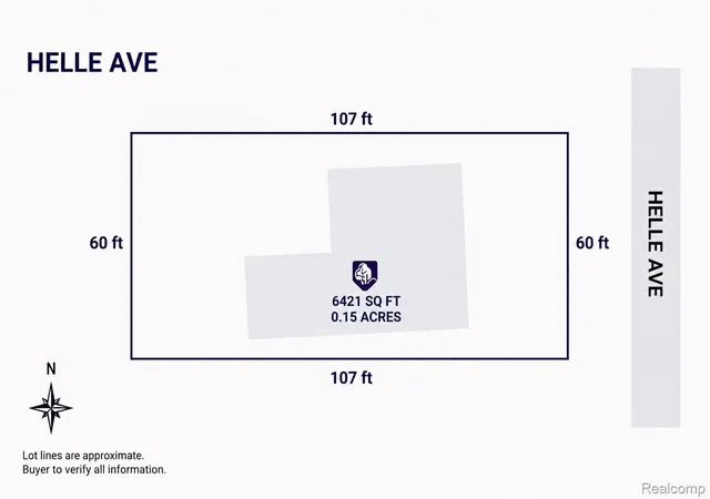 Photo 1 of Land for sale at 20821 Helle Ave, Warren, MI 48089 | MLS# 20261070981 | Listing updated on 2026-09-06