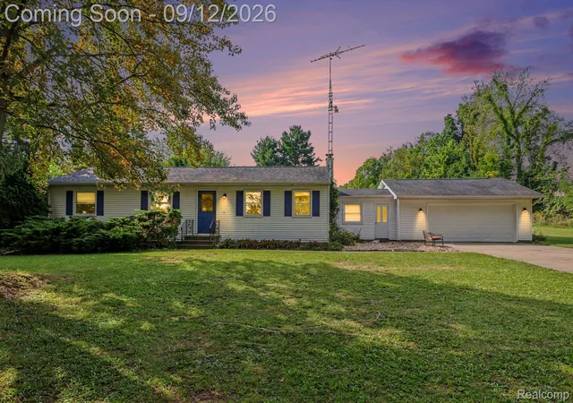 Photo 1 of Single family home for sale at 1995 Baseline Rd, Leslie, MI 49251 | MLS# 20261071030 | Listing updated on 2026-09-16