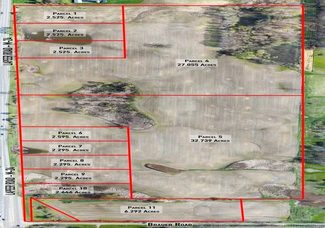 Land for sale at Parcel 4 Lapeer Rd, MetamoraTownship_Lapeer, MI 48371 | MLS# 20261071074