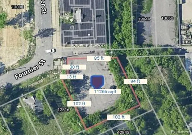 Land for sale at 12824 Fournier St, Detroit, MI 48205 | MLS# 20261071090