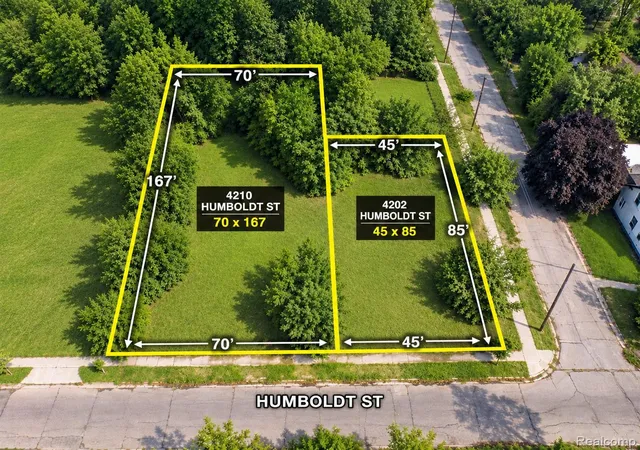 Land for sale at 4210 Humboldt St, Detroit, MI 48208 | MLS# 20261071318