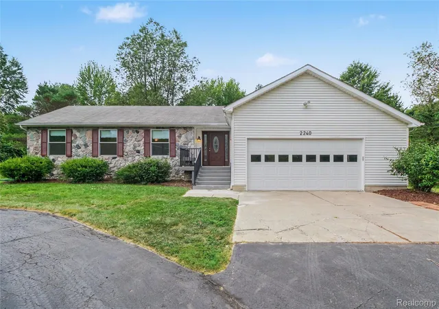 Photo 1 of Single family home for sale at 2240 Hidden Lake Trl, Ortonville, MI 48462 | MLS# 20261077584 | Listing updated on 2026-10-11