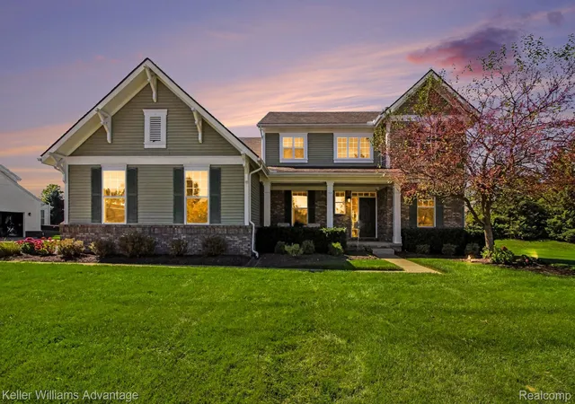 Single family home for sale at 26393 Creekside Dr, New Hudson, MI 48165 | MLS# 20261077920