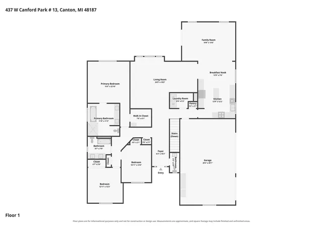 Photo 3 of Single family home for sale at 437 W Canford Park, Canton, MI 48187 | MLS# 81026057468 | Listing updated on 2026-10-30