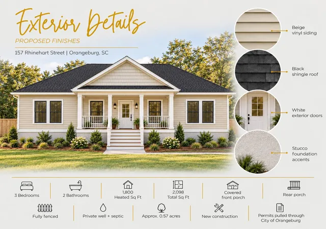 Single family home for sale at 157 Rhinehart St, Orangeburg, SC 29118 | MLS# 26027010