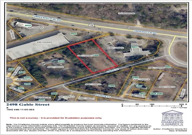 Land for sale at 2498 Gable St, Charleston, SC 29406 | MLS# 26025863