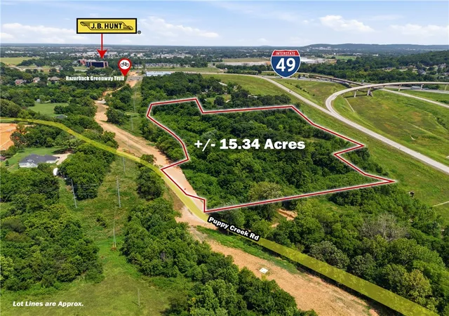 Photo 1 of Land for sale at Lot 2 Puppy Crk Rd, Lowell, AR 72745 | MLS# 1291170 | Listing updated on 2026-08-31