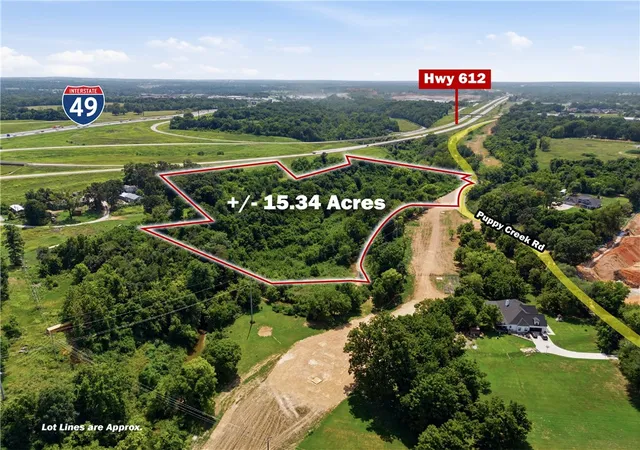 Photo 2 of Land for sale at Lot 2 Puppy Crk Rd, Lowell, AR 72745 | MLS# 1291170 | Listing updated on 2026-08-31