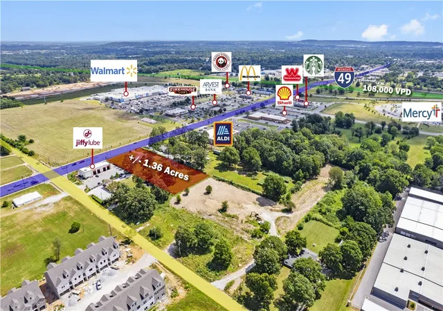 Photo 1 of Land for sale at 5119 Elm Springs Rd, Springdale, AR 72762 | MLS# 1302070 | Listing updated on 2026-08-28