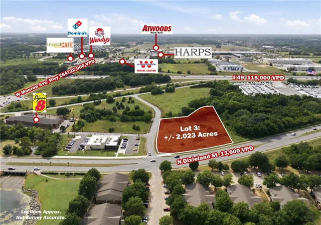 Photo 1 of Land for sale at 6th St #Lot 3, Lowell, AR 72745 | MLS# 1308231 | Listing updated on 2026-08-28