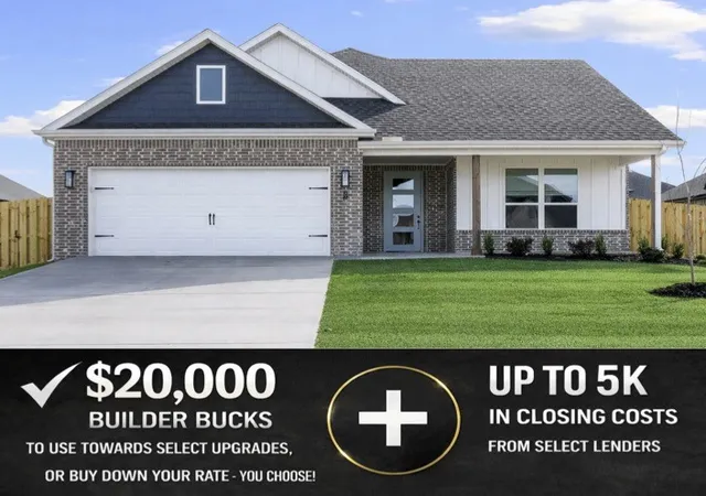 Photo 1 of Single family home for sale at 1507 Lookout Ln, Cave Springs, AR 72718 | MLS# 1332265 | Listing updated on 2026-10-07