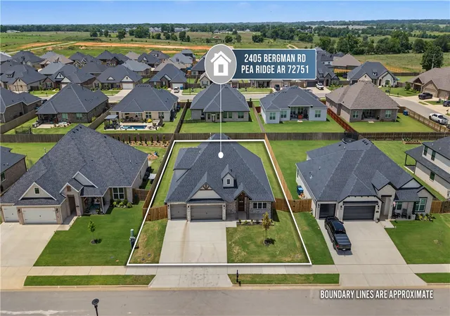 Photo 3 of Single family home for sale at 2405 Bergman Rd, Pea Ridge, AR 72751 | MLS# 1332378 | Listing updated on 2026-09-06