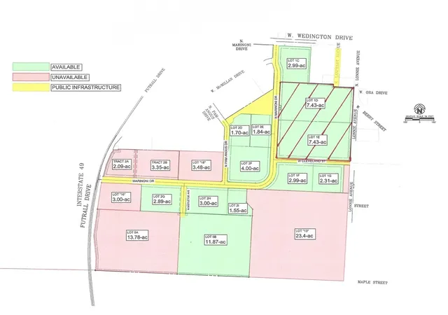 Land for sale at Marinoni Dr, Fayetteville, AR 72701 | MLS# 1338372