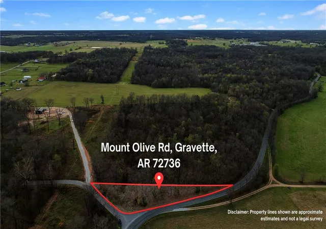 Photo 1 of Land for sale at Tbd Mt Olive Rd, Gravette, AR 72736 | MLS# 1341076 | Listing updated on 2026-08-31