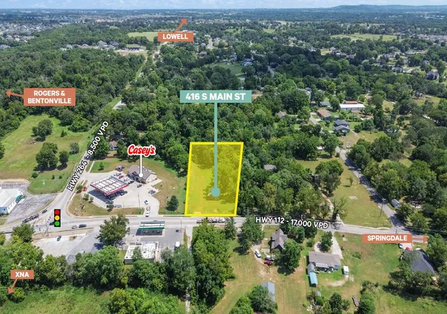 Photo 1 of Land for sale at 416 S Main St, Cave Springs, AR 72718 | MLS# 1342460 | Listing updated on 2026-08-31