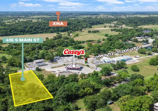 Photo 2 of Land for sale at 416 S Main St, Cave Springs, AR 72718 | MLS# 1342460 | Listing updated on 2026-08-31