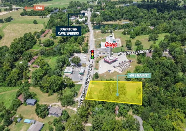 Photo 3 of Land for sale at 416 S Main St, Cave Springs, AR 72718 | MLS# 1342460 | Listing updated on 2026-08-31