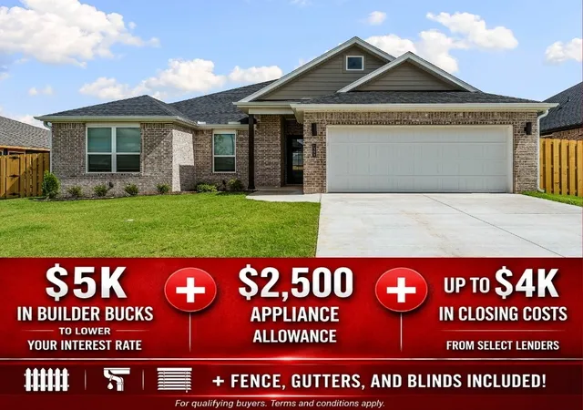 Photo 1 of Single family home for sale at 1808 Farmer St, Pea Ridge, AR 72751 | MLS# 1343474 | Listing updated on 2026-10-05