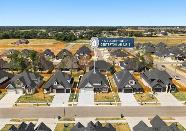 Photo 3 of Single family home for sale at 1320 Josephine Dr, Centerton, AR 72719 | MLS# 1344307 | Listing updated on 2026-10-04