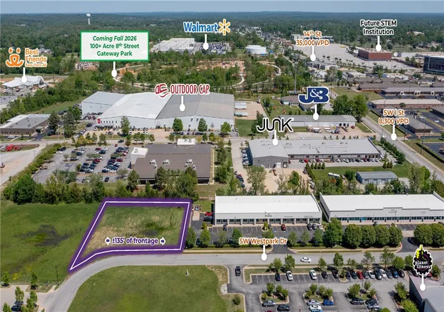 Photo 1 of Land for sale at Sw Westpark Dr, Bentonville, AR 72712 | MLS# 1345254 | Listing updated on 2026-08-31