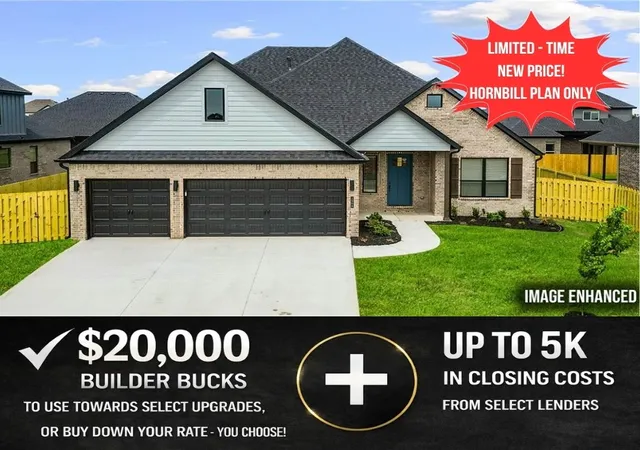 Photo 1 of Single family home for sale at 1506 Crystal Clear Ln, Cave Springs, AR 72718 | MLS# 1345492 | Listing updated on 2026-10-22
