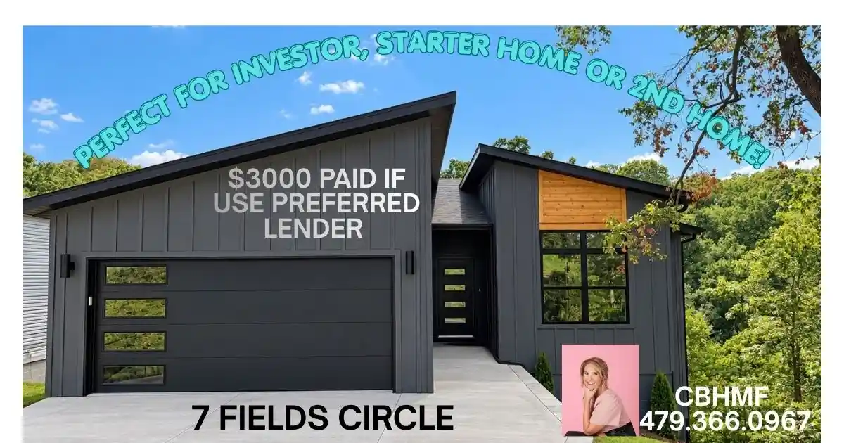 Photo 1 of Single family home for sale at 7 Fields Cir, Bella Vista, AR 72715 | MLS# 1348907 | Listing updated on 2026-10-27
