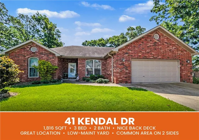 Photo 1 of Single family home for sale at 41 Kendal Dr, Bella Vista, AR 72714 | MLS# 1352357 | Listing updated on 2026-08-28
