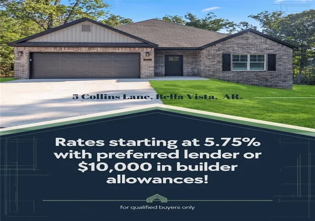 Photo 1 of Sale Pending at 5 Collins Ln, Bella Vista, AR 72714 | MLS# 1353189 | Listing updated on 2026-10-21