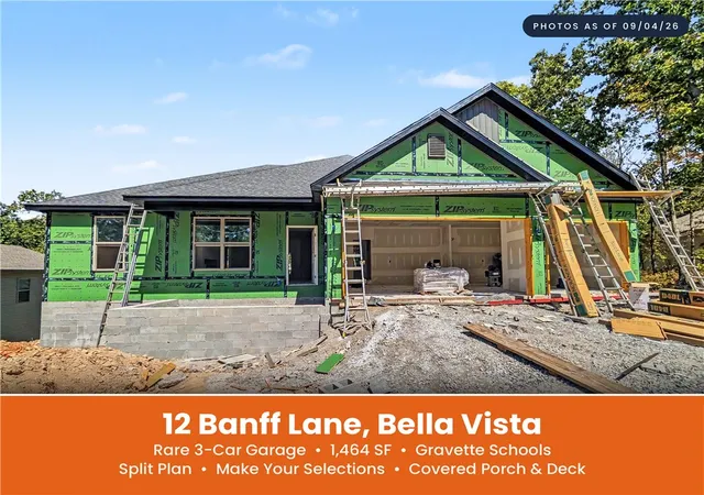 Photo 1 of Sale Pending at 12 Banff Ln, Bella Vista, AR 72715 | MLS# 1355876 | Listing updated on 2026-09-09