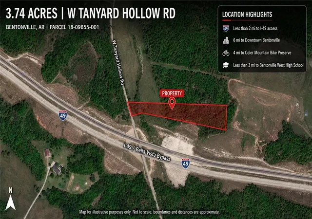 Photo 3 of Land for sale at Tbd Tanyard Holw Rd, Bentonville, AR 72712 | MLS# 1358794 | Listing updated on 2026-09-08