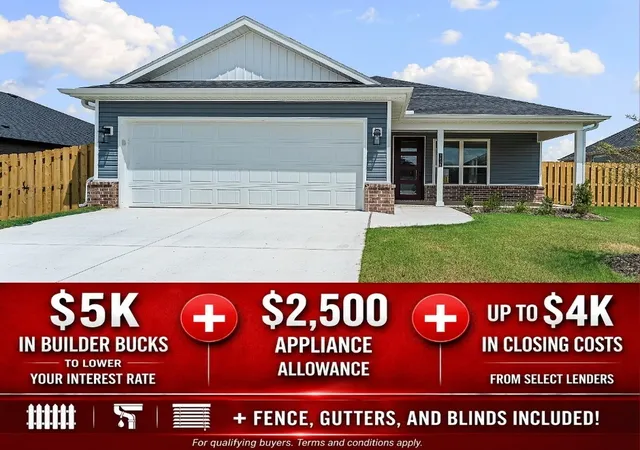 Photo 1 of Single family home for sale at 1816 Bugg St, Pea Ridge, AR 72751 | MLS# 1360266 | Listing updated on 2026-10-05