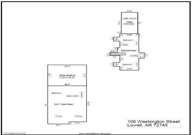Photo 2 of Sale Pending at 106 Washington St, Lowell, AR 72745 | MLS# 1359331 | Listing updated on 2026-09-08