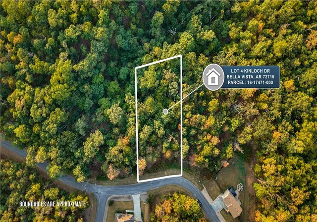 Photo 3 of Land for sale at Lot 4 Kinloch Dr, Bella Vista, AR 72715 | MLS# 1360900 | Listing updated on 2026-09-03