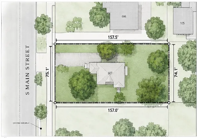 Land for sale at 607 S Main St, Bentonville, AR 72712 | MLS# 1361462