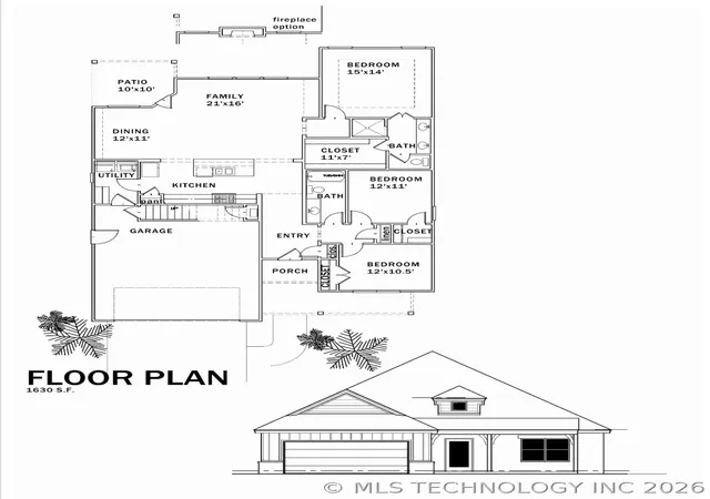 Photo 1 of Single family home for sale at 1013 S Chickasaw St, Skiatook, OK 74070 | MLS# 2611728 | Listing updated on 2026-09-14