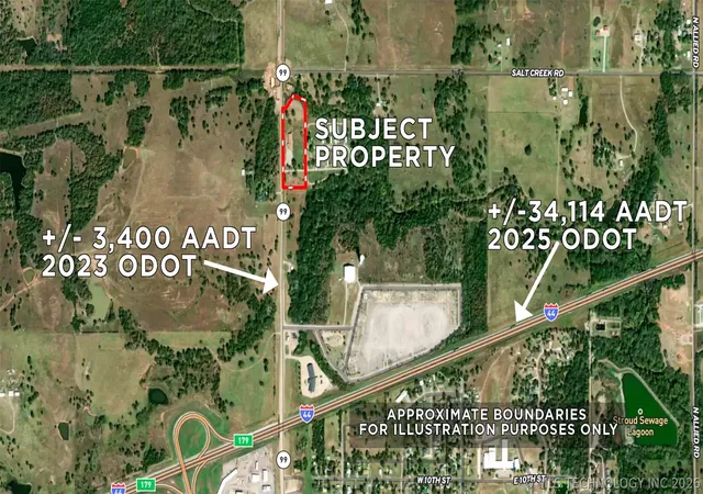 Photo 2 of Land for sale at 1521 N Highway 99, Stroud, OK 74079 | MLS# 2614727 | Listing updated on 2026-09-13