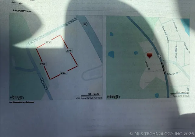Photo 3 of Land for sale at Maple Rd, Langley, OK 74350 | MLS# 2617789 | Listing updated on 2026-09-09