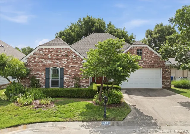 Photo 1 of Single family home for sale at 419 N Forest Ridge Blvd, Broken Arrow, OK 74014 | MLS# 2619727 | Listing updated on 2026-08-31