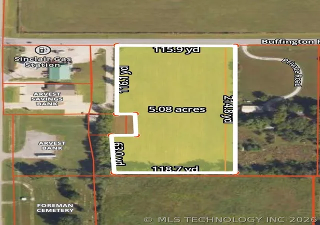 Photo 3 of Land for sale at 00 Buffington, Westville, OK 74965 | MLS# 2625121 | Listing updated on 2026-09-04