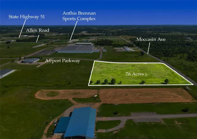 Photo 3 of Land for sale at 900 Airport Pkwy, Tahlequah, OK 74464 | MLS# 2626497 | Listing updated on 2026-09-15