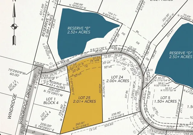 Photo 3 of Land for sale at 25 Windridge Dr, Sand Springs, OK 74063 | MLS# 2632258 | Listing updated on 2026-08-31
