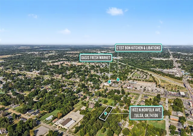 Photo 2 of Land for sale at 1622 N Norfolk Ave, Tulsa, OK 74106 | MLS# 2631591 | Listing updated on 2026-09-02