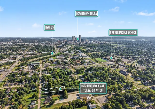 Photo 4 of Land for sale at 1622 N Norfolk Ave, Tulsa, OK 74106 | MLS# 2631591 | Listing updated on 2026-09-02