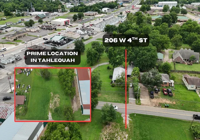 Photo 1 of Land for sale at 206 W 4th Street, Tahlequah, OK 74464 | MLS# 2632527 | Listing updated on 2026-09-02