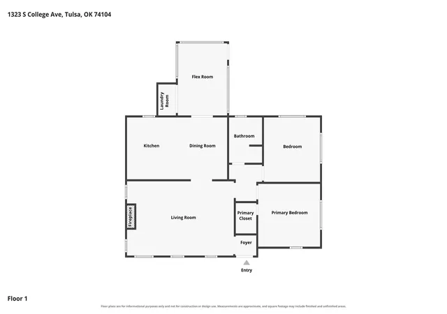 Photo 27 of Single family home for sale at 1323 S College Ave, Tulsa, OK 74104 | MLS# 2633562 | Listing updated on 2026-09-12