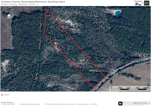 Photo 2 of Land for sale at 0 County Road 131, Boligee, AL 35443 | MLS# 576536 | Listing updated on 2026-09-02