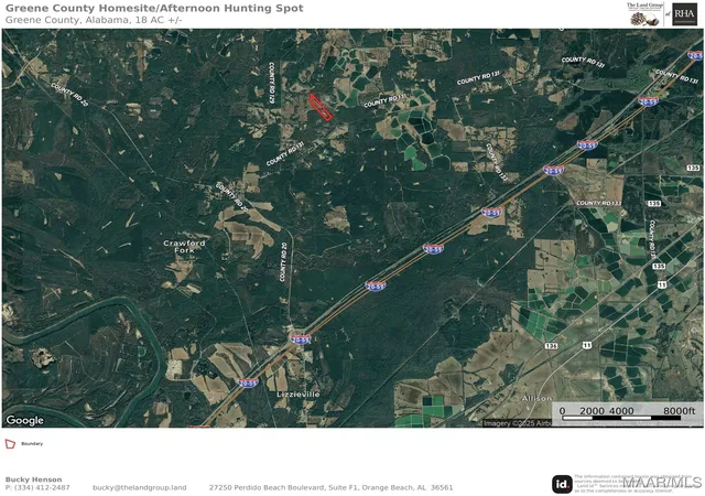 Photo 3 of Land for sale at 0 County Road 131, Boligee, AL 35443 | MLS# 576536 | Listing updated on 2026-09-02