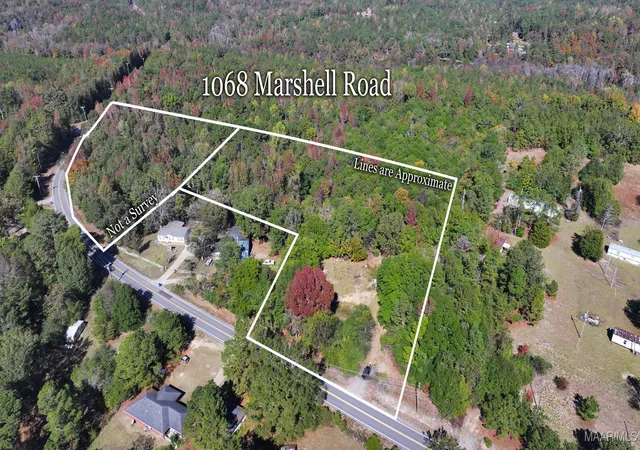 Photo 1 of Land for sale at 0409 Marshell Rd, Wetumpka, AL 36093 | MLS# 582509 | Listing updated on 2026-09-07