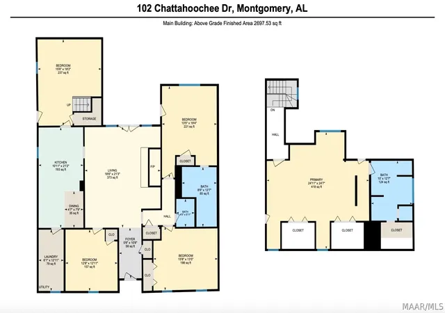 Photo 3 of Single family home for sale at 102 Chattahoochee Dr, Montgomery, AL 36117 | MLS# 586892 | Listing updated on 2026-09-11
