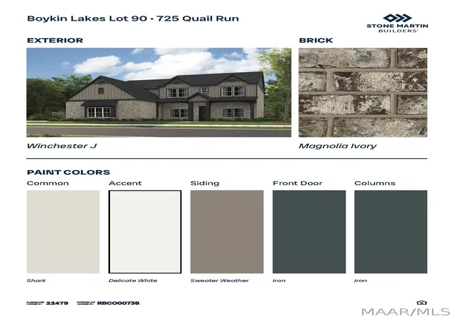 Photo 3 of Single family home for sale at 725 Quail Run, Pike Road, AL 36064 | MLS# 588436 | Listing updated on 2026-09-10